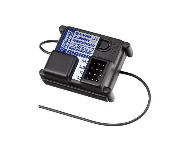 Sanwa 3-Channel Rx-371W Waterproof Receiver (Snw107a41145a) 1