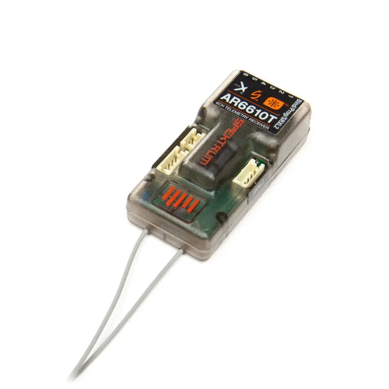 Ar6610t Dsmx 6-Channel Telemetry Receiver 1