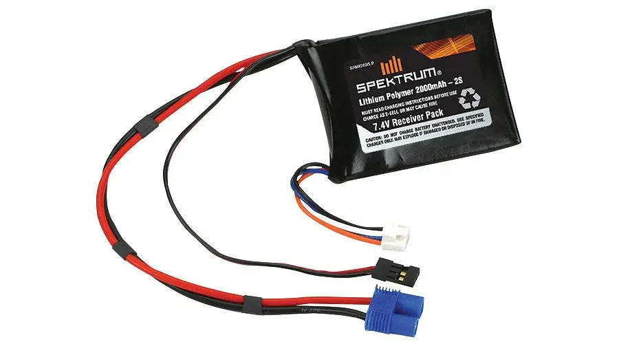 Lipo Receiver Pack 2000Mah  By Spektrum 1