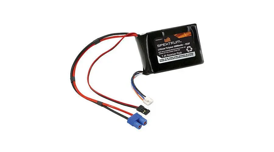 Lipo Receiver Pack 6000Mah  By Spektrum 1