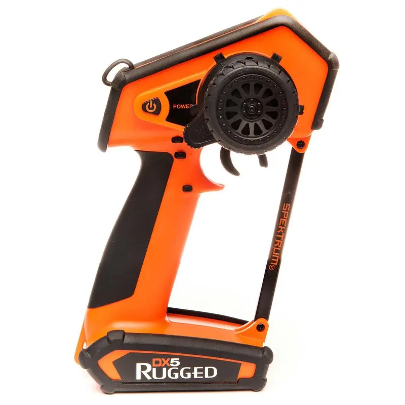 Dx5 Rugged 5-Channel Dsmr Transmitter Only, Orange - Spmr5200o 2