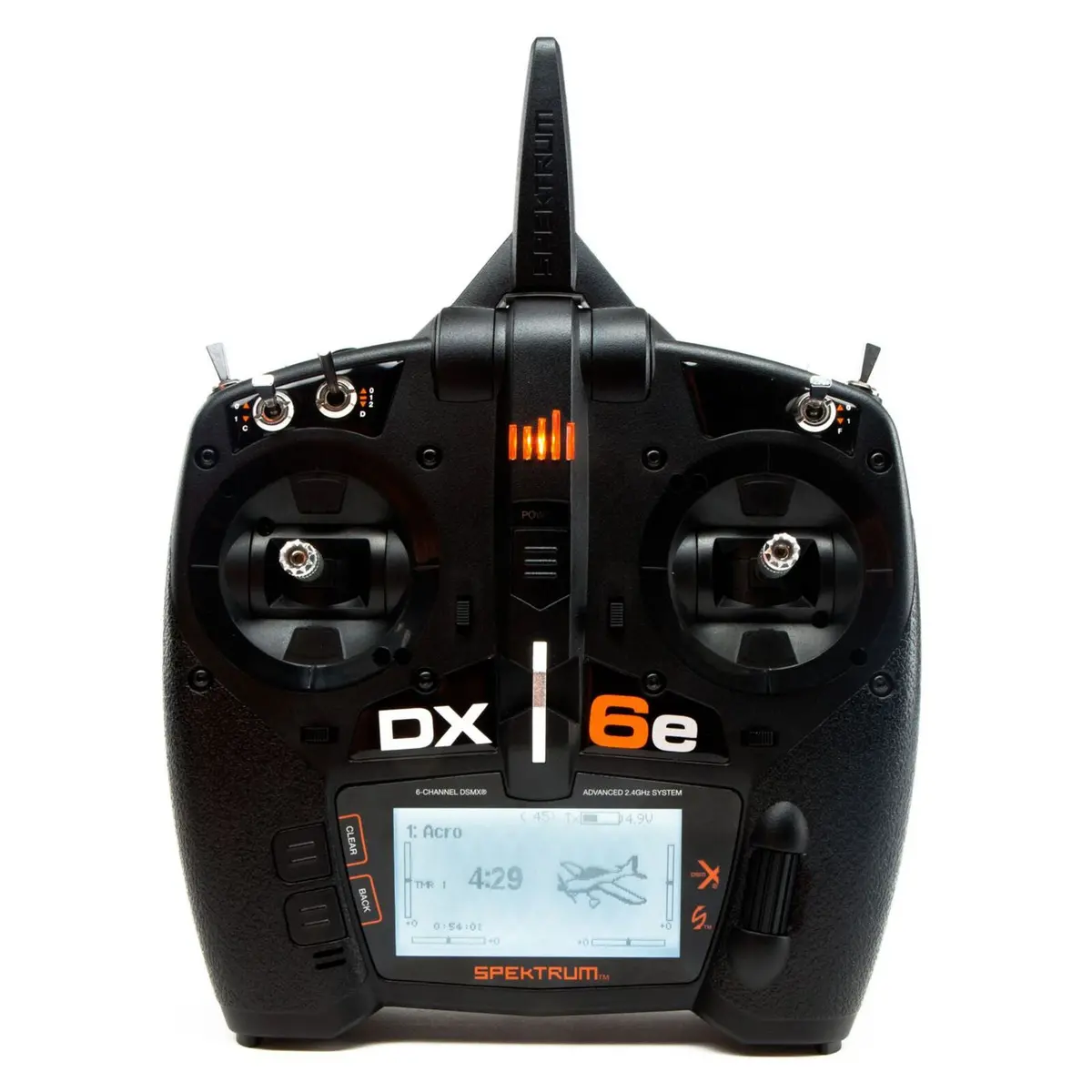 Dx6e 6-Channel Dsmx Transmitter Only - Spmr6655 1