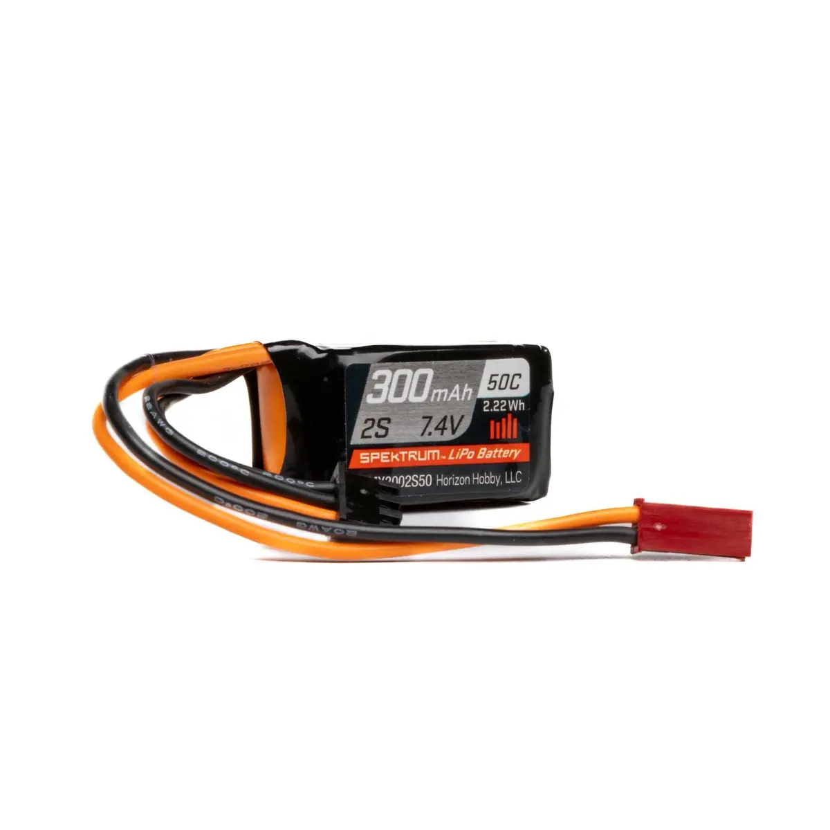 7.4V 300Mah 2S 50C Lipo Battery: Jst-Rcy - Spmx3002s50 1