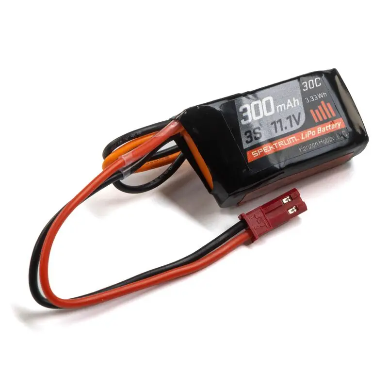 Spektrum 3S 11.1V 300Mah 30C Lipo Battery: Rcy 1