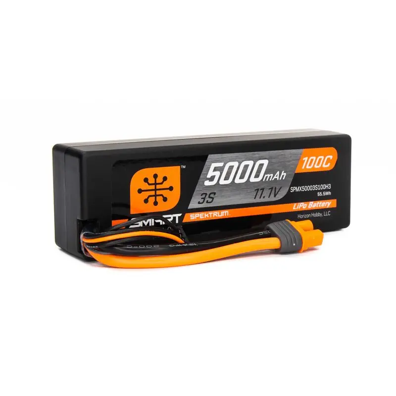 11.1V 5000Mah 3S 100C Smart Hardcase Lipo Battery: Ic3 - Spmx50003s100h3 1