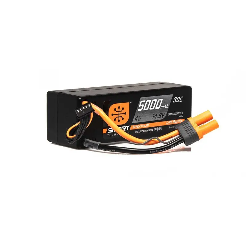 14.8V 5000Mah 4S 30C Smart Lipo Hardcase Lipo Battery: Ic5 1