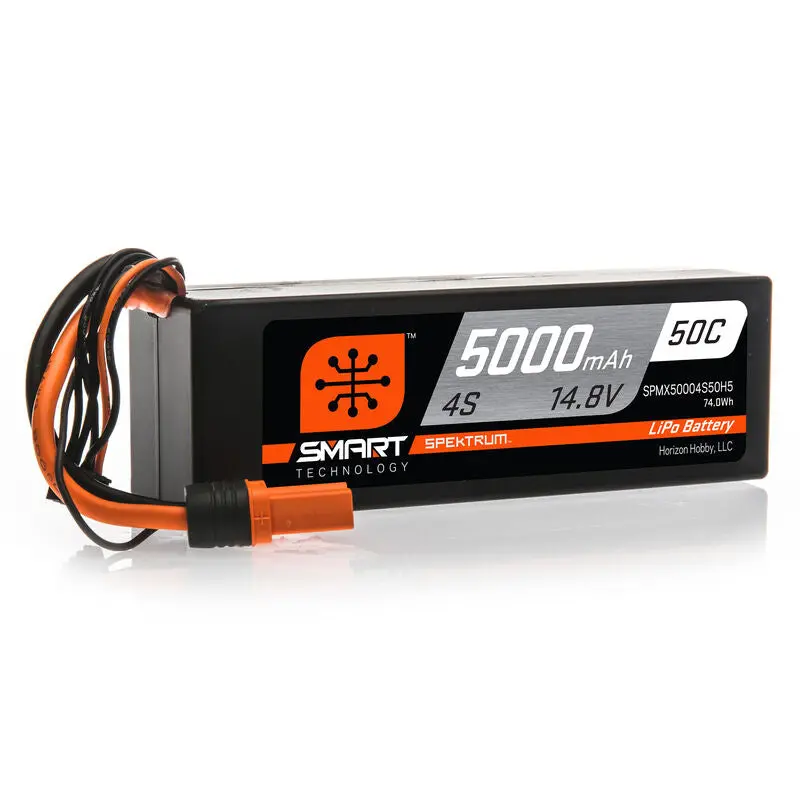 14.8V 5000Mah 4S 50C Smart Hardcase Lipo Battery: Ic5 1