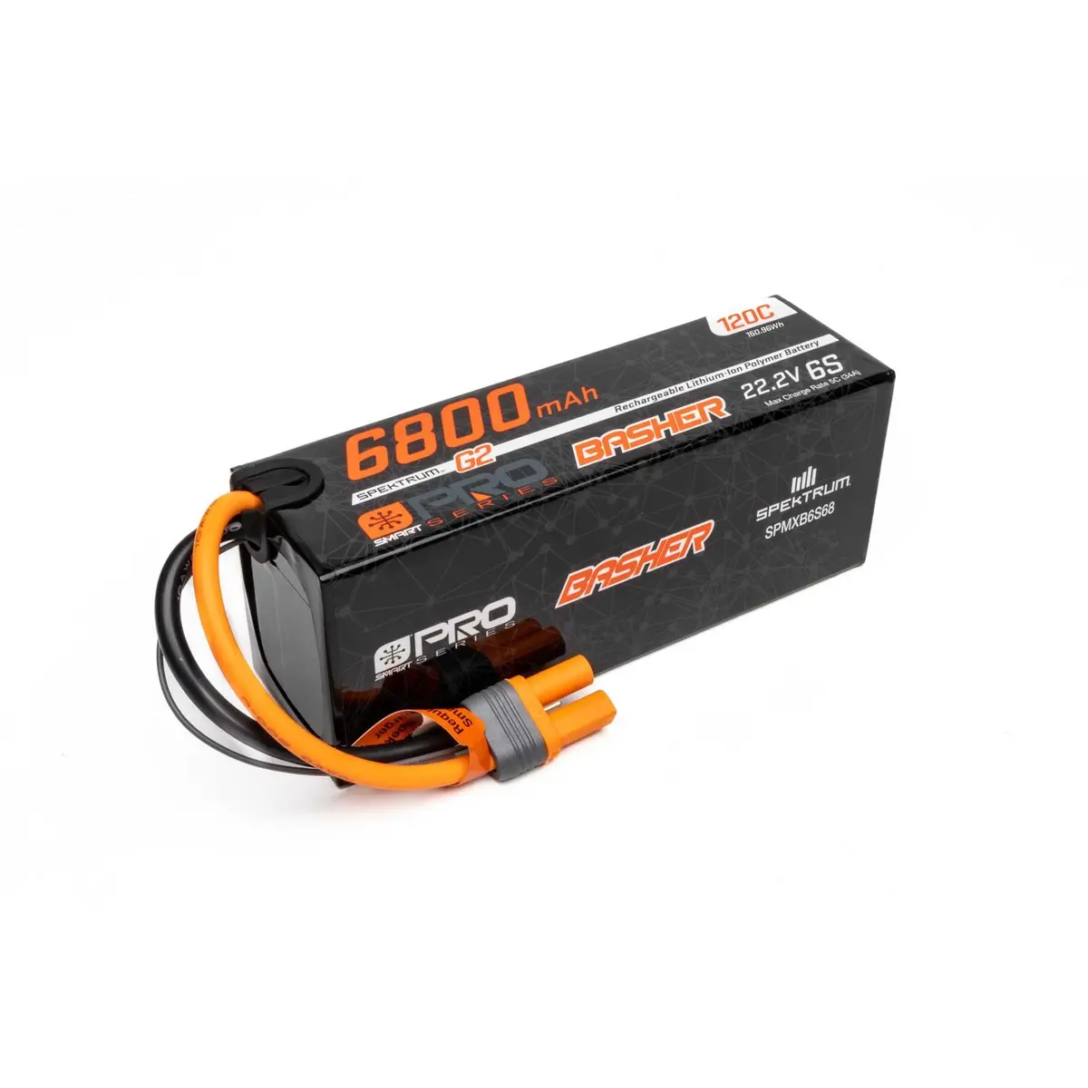 22.2V 6800Mah 6S 120C Smart G2 Pro Basher Lipo: Ic5 - Spmxb6s68 1