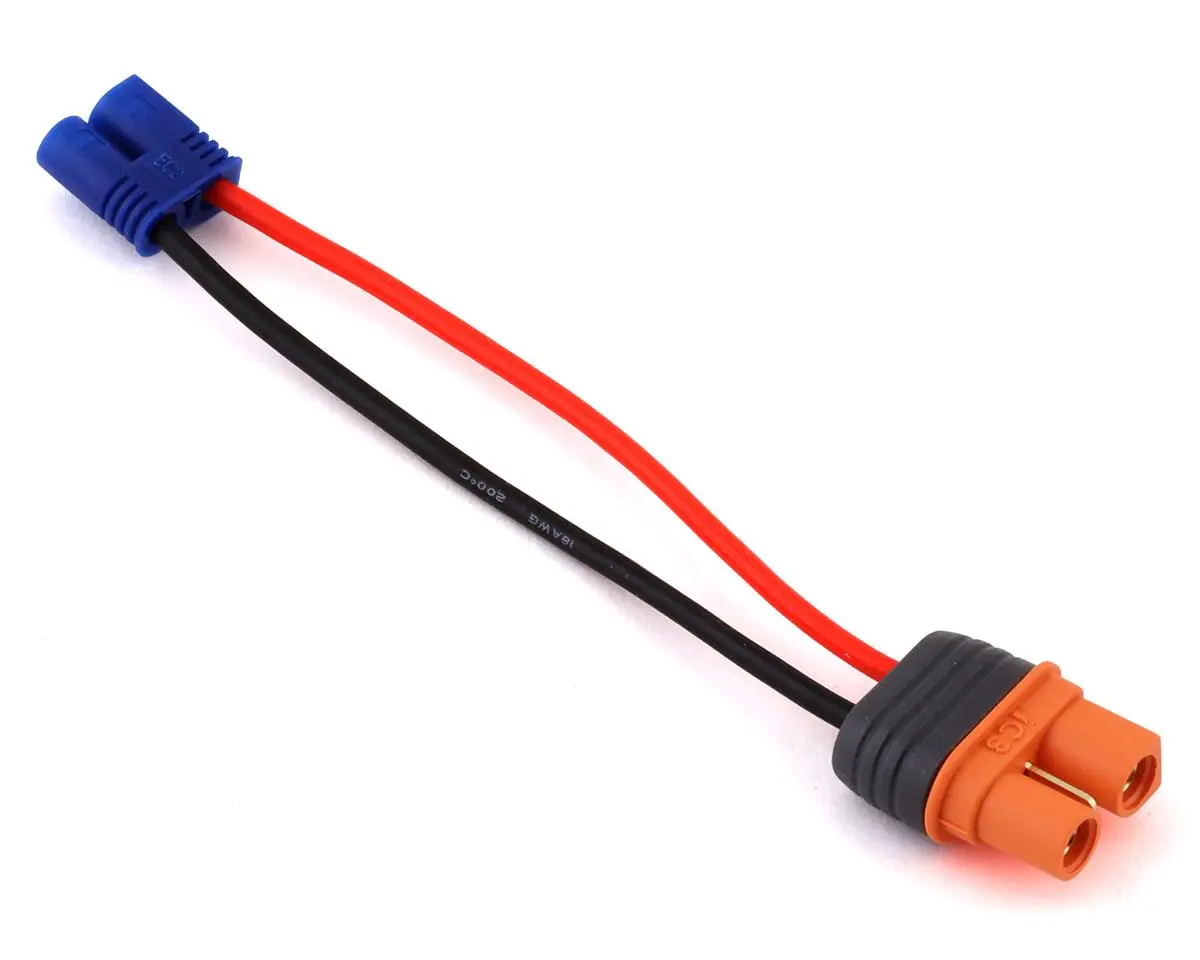 Spektrum Rc 4" Ic3 Battery To Ec2 Device Charge Adapter 1