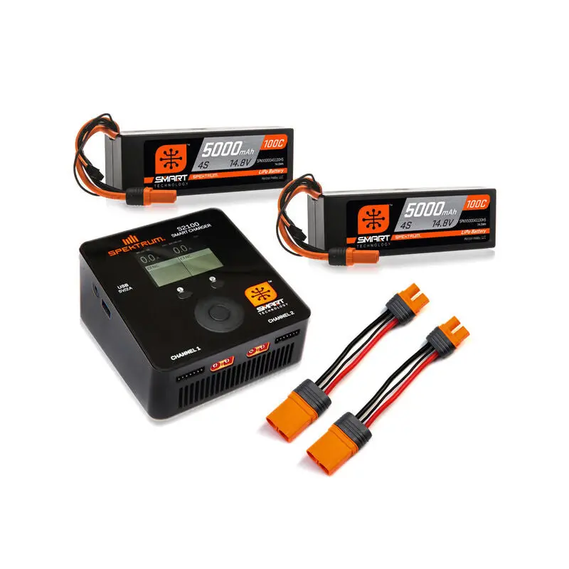 Smart Powerstage 8S Surface Bundle 5000Mah 4S Lio Battery (2) S2100 Charger - Spmxps8hc 1