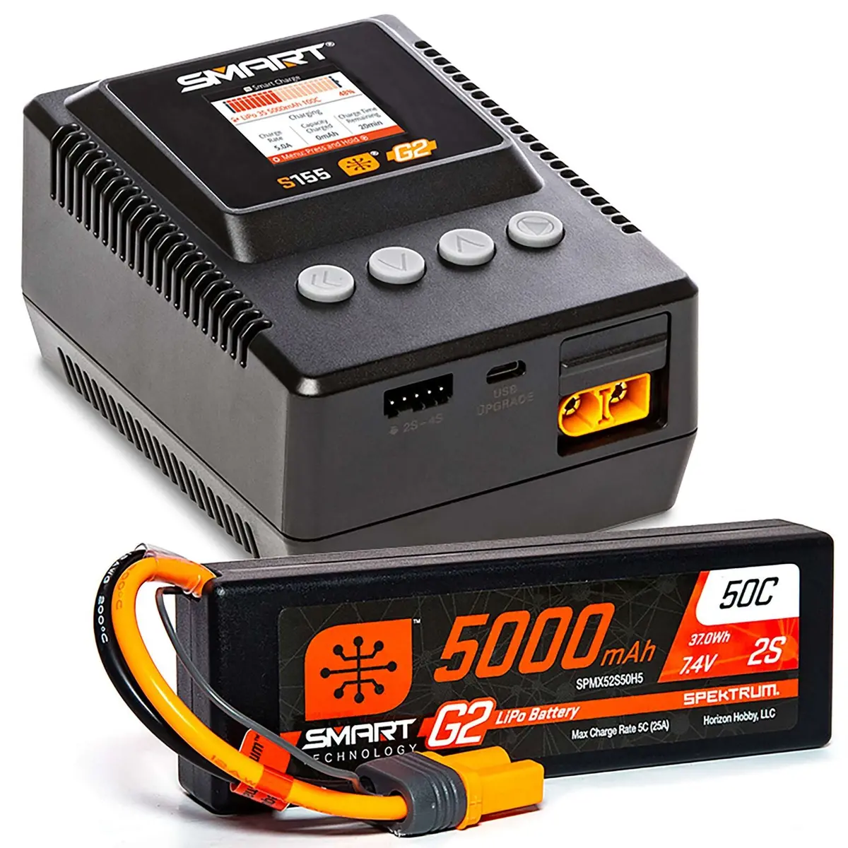 Smart Powerstage 2S Surface Bundle: G2 5000Mah 2S Lipo Ic5 & S155 Charger 1