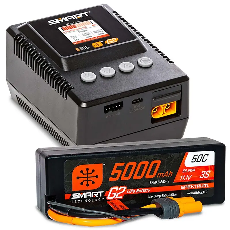 Smart Powerstage 3S Surface Bundle: G2 5000Mah 3S Lipo Ic5 & S155 Charger 1