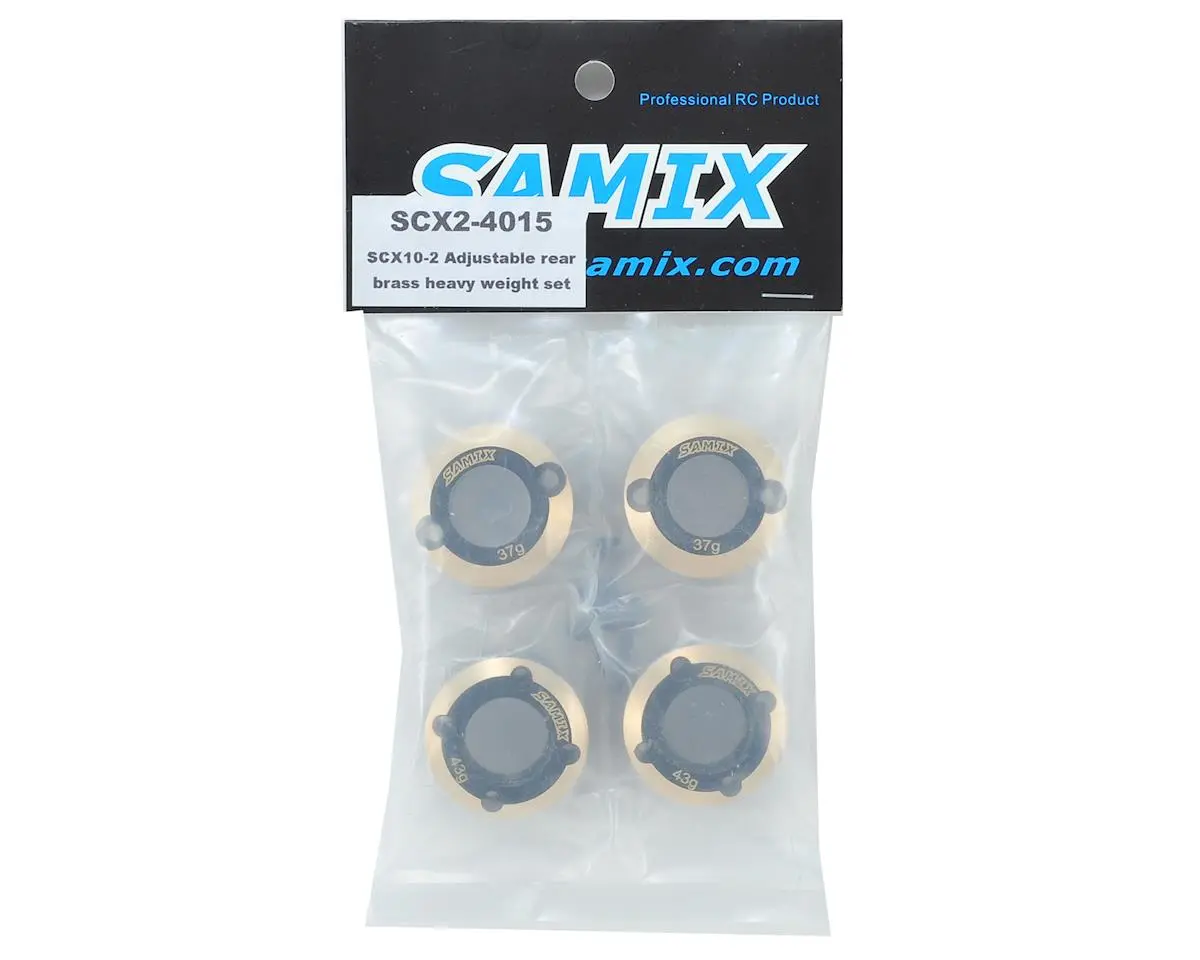 Samix Scx10 Ii Rear Brass Weight Set (4) 1