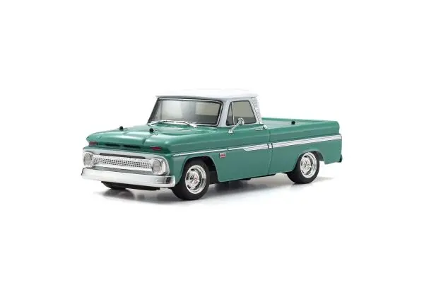 Kyosho 1:10 Scale Radio Controlled Electric Powered 4Wd Fazer Mk2 Fz02l Series Readyset 1966 Chevy® C10 Fleetside Pickup Light Green 2