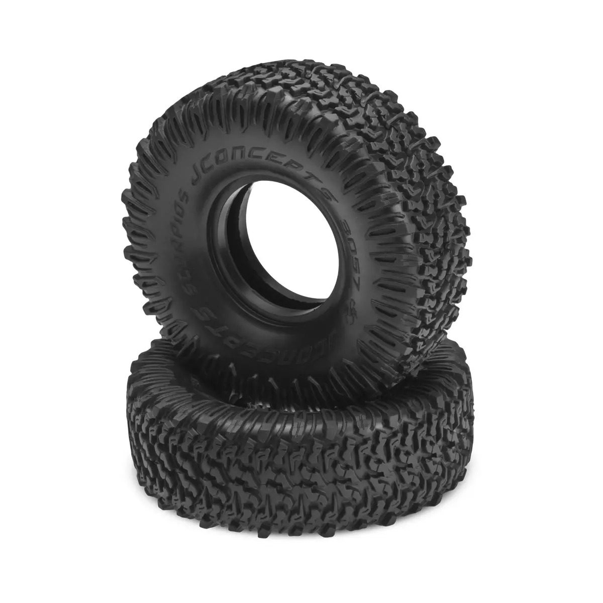 Jconcepts Scorpios, Green Compound, All-Terrain Scaler Tires, Fits 1.9" Wheel 1