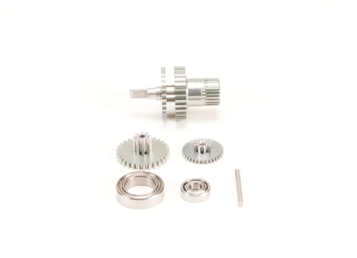 Pn Racing Replacement Titanium Gear Set (Pin & Bearings Included) For V4 Anima Micro Servo 1