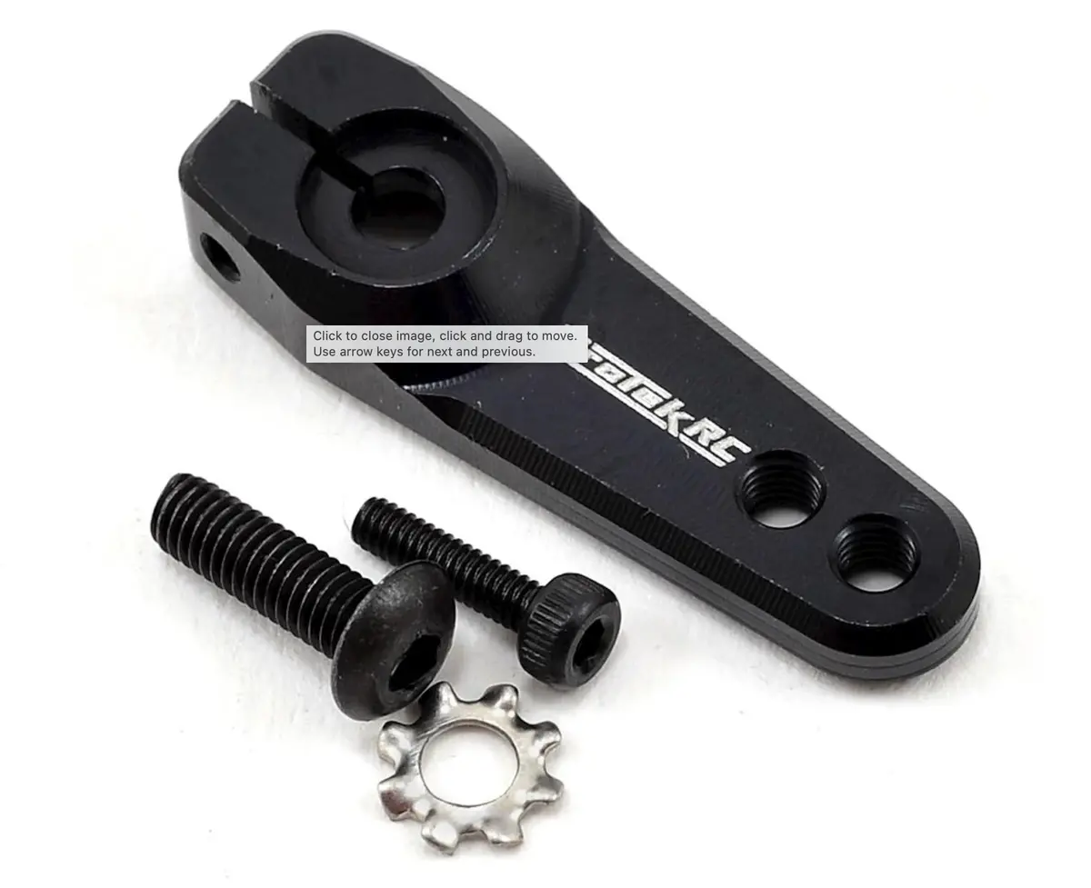 Protek Rc Aluminum Clamping Servo Horn (Black) (25T-Protek) 1
