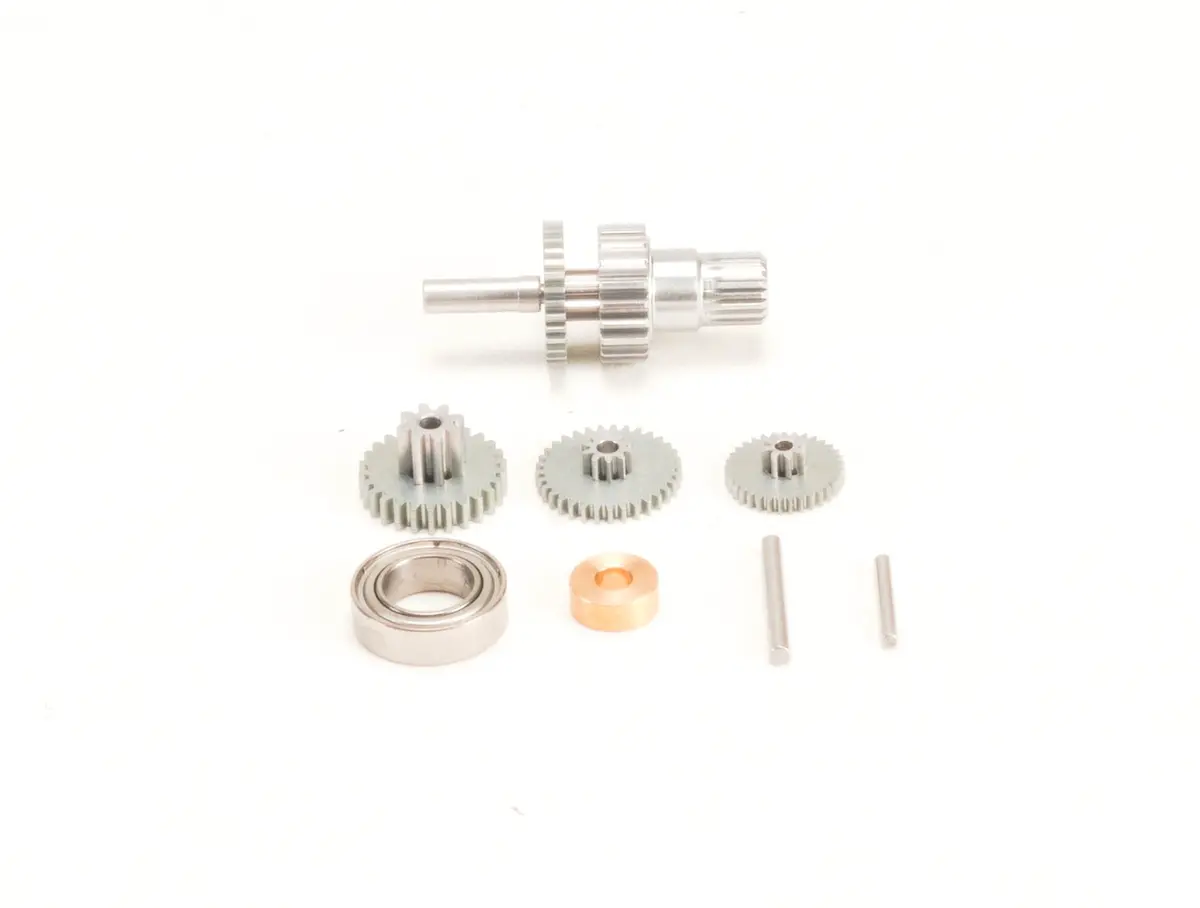 Pn Racing Replacement Titanium Gear Set (Pins & Bearings Included) For V3 Anima Micro Servo 1