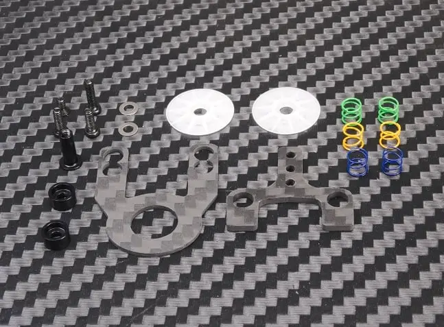 Pn Racing Mini-Z Mr02/03 Multi Length Graphite Disk Damper Set (Black) 1