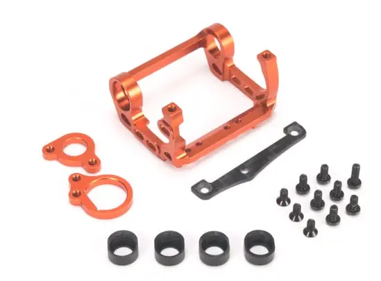 Pn Racing Mini-Z V4 94-98Mm Motor Mount For Kyosho Motor (Orange) 1