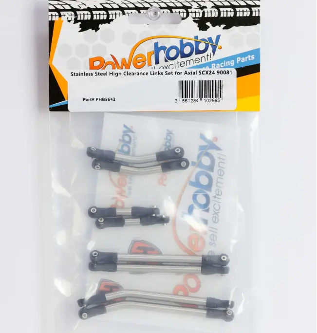 Powerhobby 8Pc Stainless Steel High Clearance Links Set Axial Scx24 90081 / Betty 1