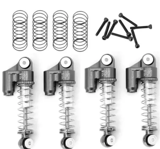 Powerhobby Aluminum Threaded Mini/Micro Shocks For Axial Scx24 Front/Rear 1