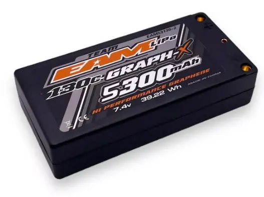 Team Eam 5300Mah 7.4V 130C Graphene 2S Shorty 1