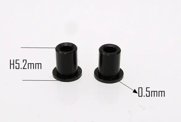 Pn Racing Mini-Z Mr02/03 Double A Arm Delrin Spring Holder H5.2/Lip0.5 (2Pcs) 1