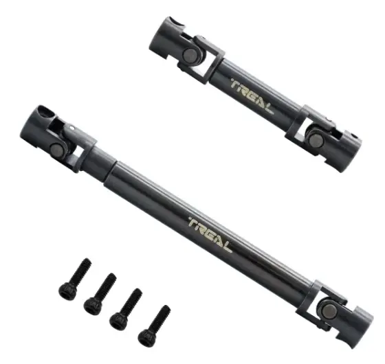 Treal Scx24 Harden Steel Driveshaft Splined Drive Shafts For Scx24 Gladiator Axi00005t 1