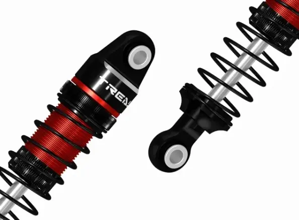 Treal Trx4m Shocks 53Mm Oil-Damper Threaded Shock Absorber Upgrades Compatible With Traxxas 1/18 Trx-4M Trx-4Mt 2