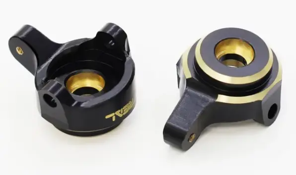 Treal Axial Scx24 Brass Front Steering Knuckles 10G For Scx24 Deadbolt C10 Betty Gladiator Brocon 1