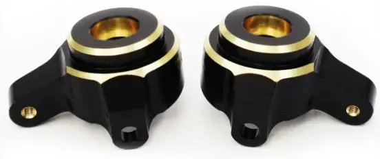 Treal Axial Scx24 Brass Front Steering Knuckles 10G For Scx24 Deadbolt C10 Betty Gladiator Brocon 2