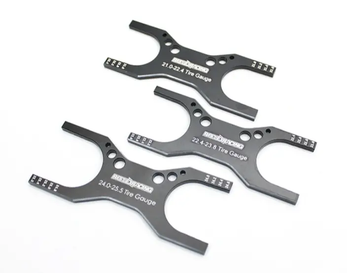 Reflex Racing Aluminum Tire Gauge Set (3Pcs) - 21.0Mm To 25.5Mm 1