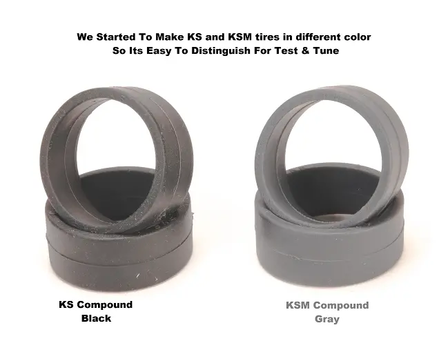 Pn Racing Mini-Z Ks-M Compound Rcp Low Profile Slick 11Mm Tire Firm (Ksm642) 2