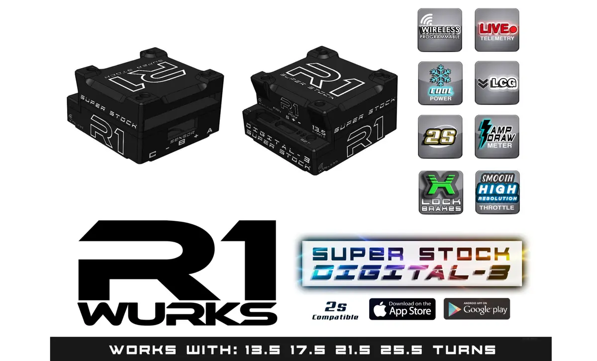 R1wurks "Super Stock" 2S Digital 3 Esc 1
