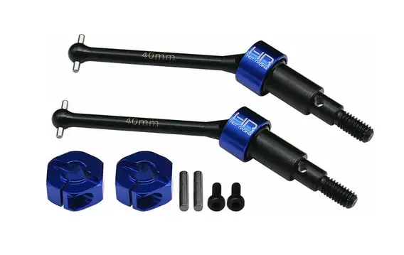 Hot Racing Hd Steel Narrow Rear Cvd Axles Drive Shafts : Grom 1