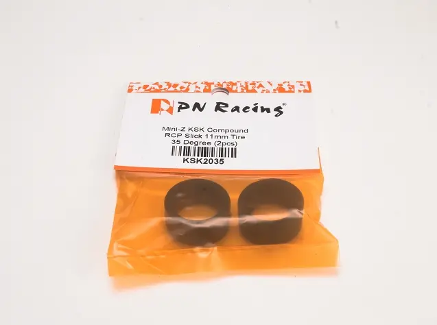 Pn Racing Mini-Z Ksk Compound Rcp Slick 11Mm Tire 35 Degree (2Pcs) 1