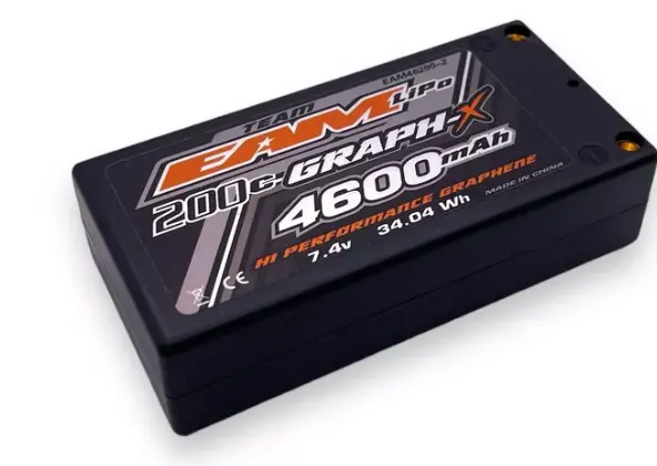 Team Eam 4600Mah 7.4V 140C Shorty Lipo Super Stock Pack 1