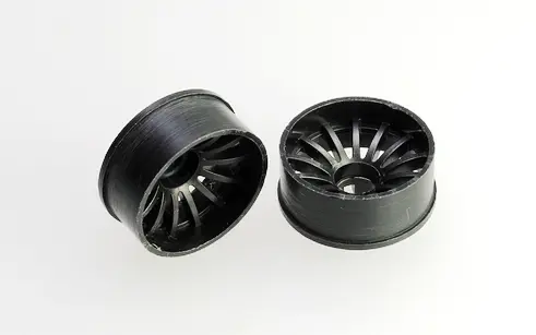 Pn Racing Mini-Z 2Wd Machine Cut 16 Spoke Front Wheel F3 Black 1