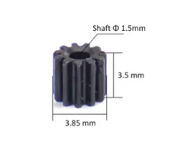 Furitek 11T High Quality Steel Pinion For Micro Komodo 2