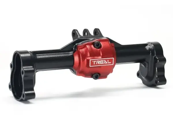 Treal Aluminum 7075 Rear Axle Housing W Rear Hubs One Piece Cnc Machined Upgrades For 1/18 Redcat Ascent 18 Crawler 1