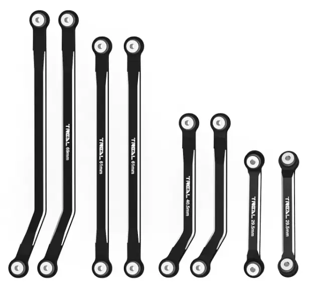 Treal Scx24 High Clearance Links Deadbolt Betty 4-Links Design (8Pcs) Alu# 7075 For Axial Scx24 Deadbolt Axi90081 Betty 1