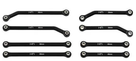 Hot Racing Aluminum High Clearance Links Set For 6.10 (155 Mm) Trxm 1