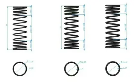 Hot Racing 38Mm Progressive Rate Rs Spring Set - Grom 2