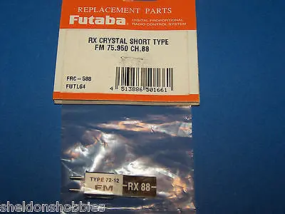 Futaba (Fm 75.950) Rx Crystal Short Type Channel 88 #Frc-588 1