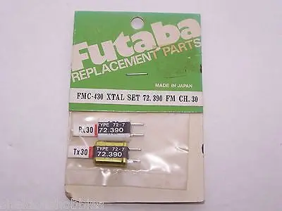 Futaba Crystal Set (Fm 72.390) Tx/Rx Channel 30 #Fmc-430 1