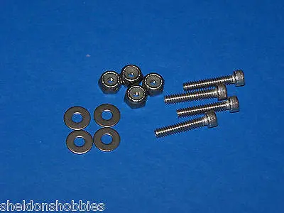 Prather Stainless Steel Socket Cap Bolts/ Nut/Washers 6-32 X 3/4" (12) #Pra4091 1