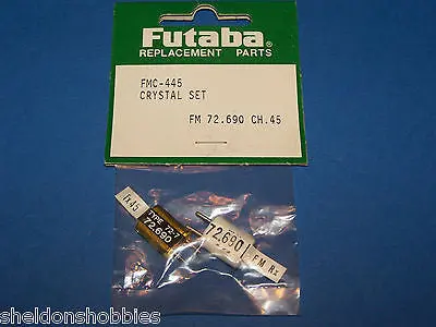 Futaba Crystal Set (Fm 72.690) Tx/Rx Channel 45 #Fmc-445 1