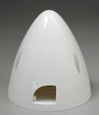 Dubro 3" 3-Blade Spinner White #549 1