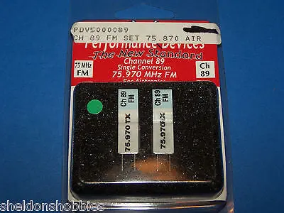 Performance (Airtronics) 75.970 Mhz Fm Single Conversion Ch-89 #Pdv2000089 1